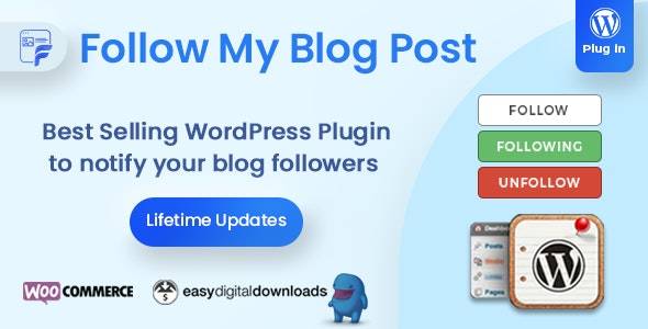 Follow My Blog Post WordPress插件v2. 2. 0