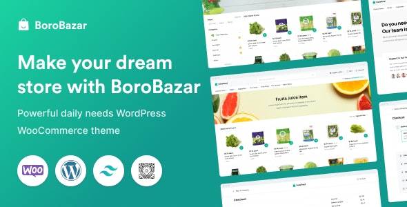 BoroBazar v1.3.6 - 杂货店 WooCommerce WordPress 主题