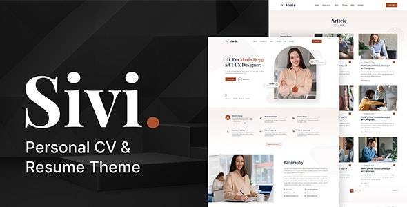 Sivi v1.1 – 个人简历/简历主题