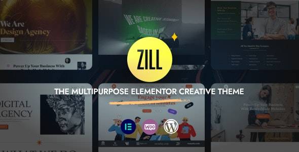 ZILL v1.0.0 – 多用途 Elementor 创意主题