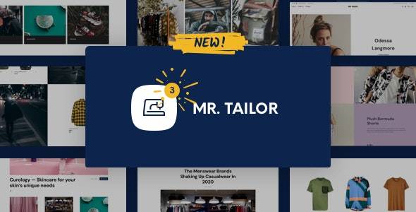 Mr. Tailor v3.9 - 响应式 WooCommerce 主题