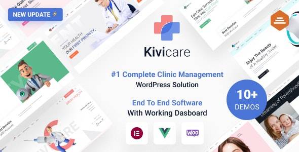 KiviCare v2.2.0 - 医疗诊所和患者管理 WordPress 主题