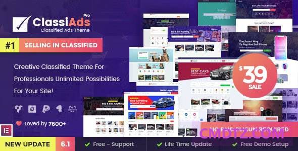 Classiads v6.1.1 – 分类广告 WordPress 主题
