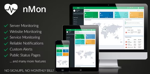 nMon v1.12 – 网站、服务和服务器监控