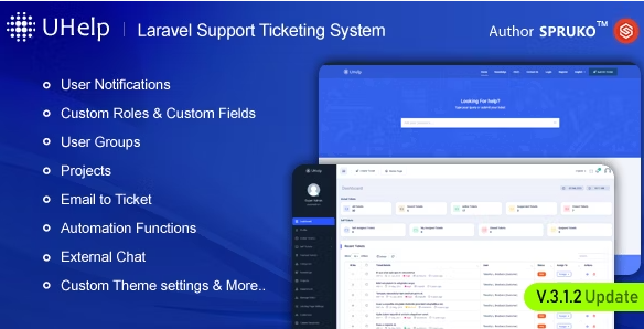 Uhelp v3.1.2 - 帮助台支持票务系统