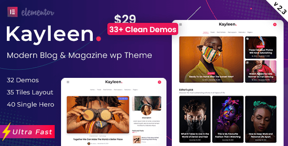 Kayleen v2.4 - 博客和杂志 WordPress 主题