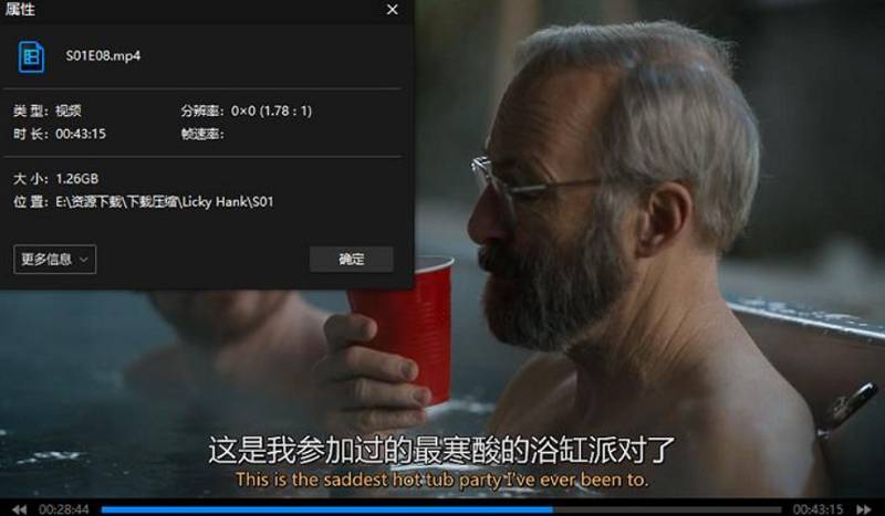 美剧《幸运汉克》全8集1080P高清英语中文字幕[MP4]百度云网盘下载