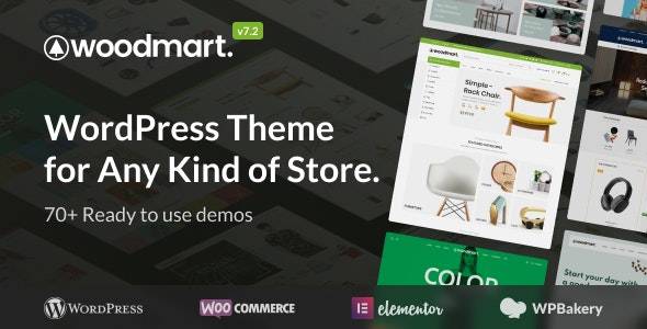 WoodMart v7.2.5 – 响应式 WooCommerce WordPress 主题