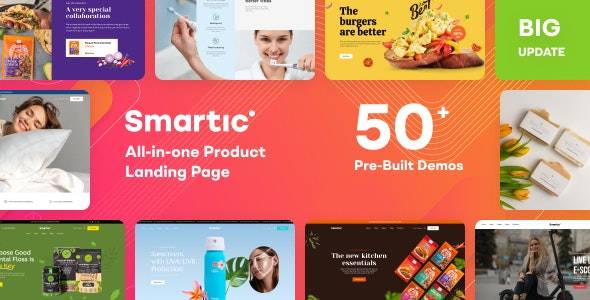 Smartic v2.1.2 - 产品登陆页面 WooCommerce 主题