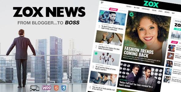 Zox News v3.16.0 – 专业 WordPress 新闻