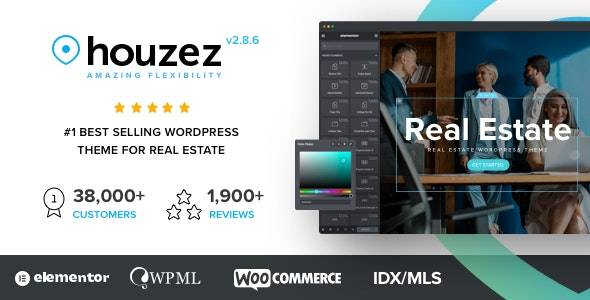 Houzez v2.8.6 – 房地产 WordPress 主题