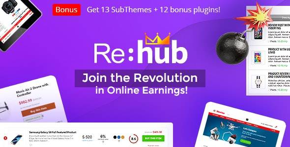 REHub v19.0.5 - 价格比较，商业社区