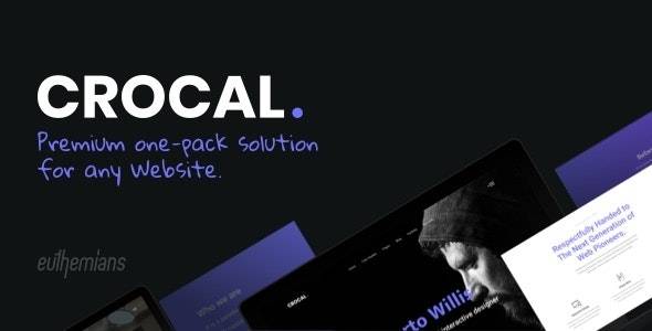 Crocal v2.1.0 - 响应式多用途 WordPress 主题