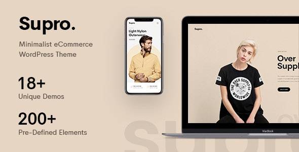 Supro v1.8.0 - 极简 AJAX WooCommerce WordPress 主题