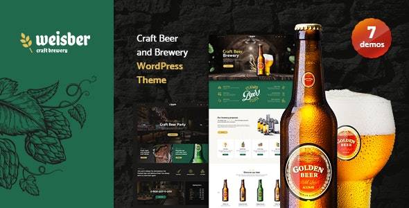 Weisber v1.1.8 – 精酿啤酒和啤酒厂 WordPress 主题