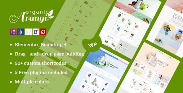 Arangi v2.0.4 – 有机 WooCommerce WordPress 主题