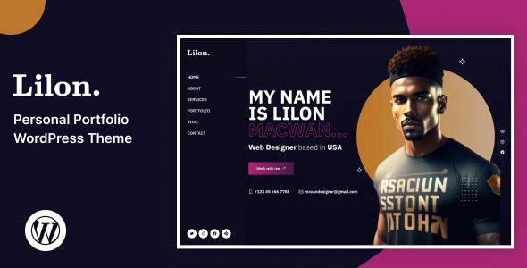 Lilon v2.0 – 个人作品集 WordPress 主题