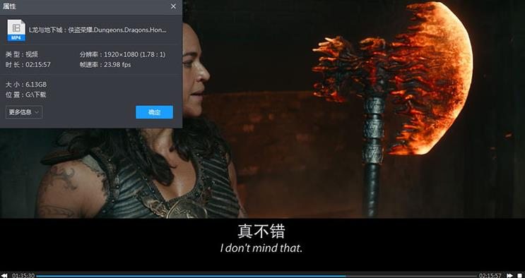《龙与地下城：侠盗荣耀》电影中英双字幕高清视频
