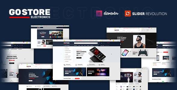 GoStore v1.2.5 – Elementor WooCommerce WordPress 主题