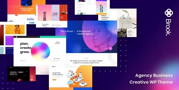 Brook v2.8.3 - 代理商业创意 WordPress 主题