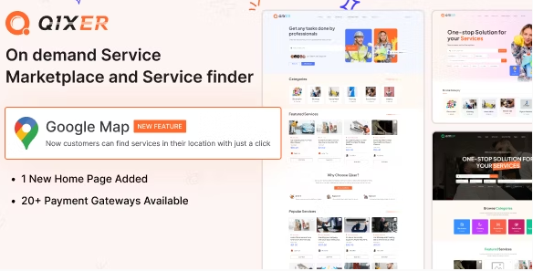 Qixer v1.6.0 - 多供应商按需服务市场和服务查找器