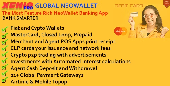 MeetsPro v3.1 - Neowallet、加密 P2P、MasterCard、PG、贷款、FD、DPS、多货币