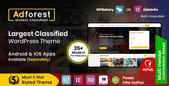 AdForest v5.1.1 – 分类广告 WordPress 主题