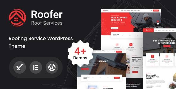 Roofer v1.0 - 屋顶服务 WordPress 主题 + RTL