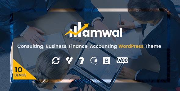 Amwal v1.3.8 - 咨询财务 WordPress 主题