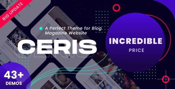 Ceris v4.1 - 杂志和博客 WordPress 主题