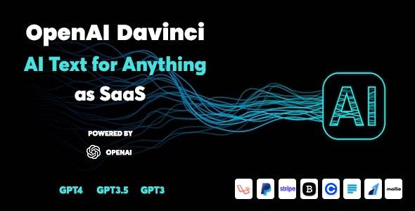 OpenAI Davinci v2.7 - AI 写作助手和内容创建者作为 SaaS