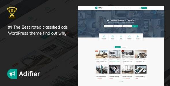 Adifier v3.9.4 – 分类广告 WordPress 主题
