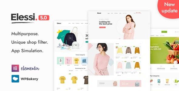 Elessi v5.3.4 - WooCommerce AJAX WordPress 主题 - RTL 支持