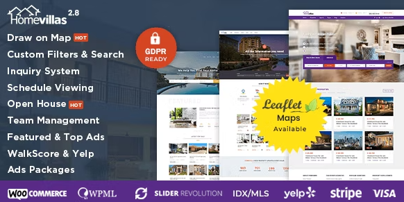 Home Villas v2.8 - 房地产 WordPress 主题