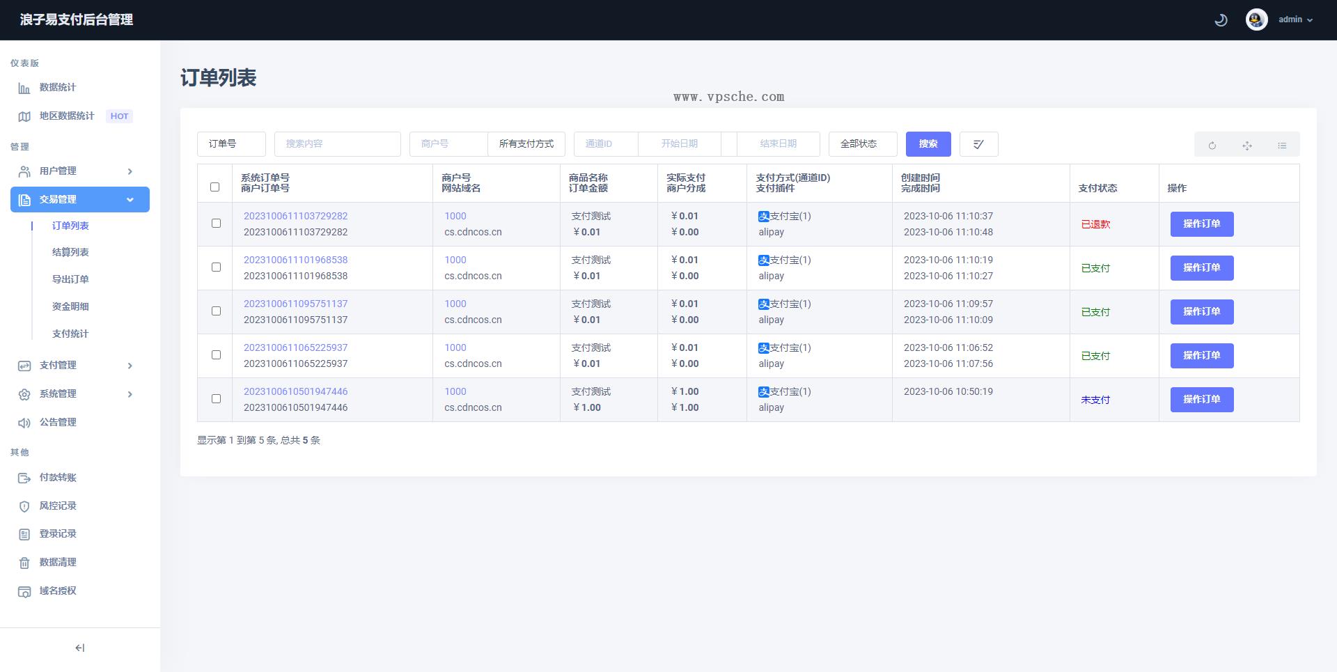 浪子易支付全新源码