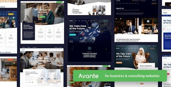 Avante v2.7.9 - 商业咨询 WordPress