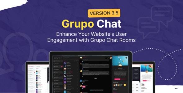 Grupo Chat v3.5 - 聊天室和私人聊天 PHP 脚本