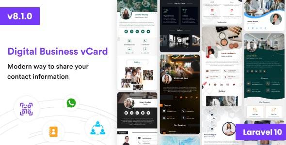 VCard SaaS 8.1.0 -数字名片生成器SaaS