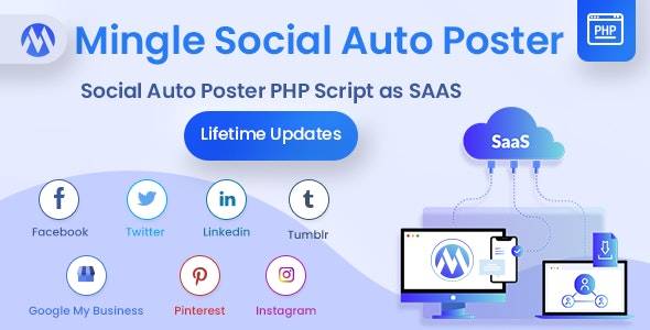 Mingle SAAS v5.1.2 -社交自动海报&广告PHP脚本