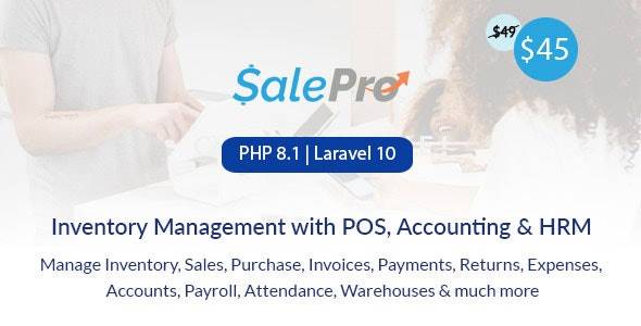 SalePro v4.2.0 – POS，库存管理系统与人力资源管理&会计