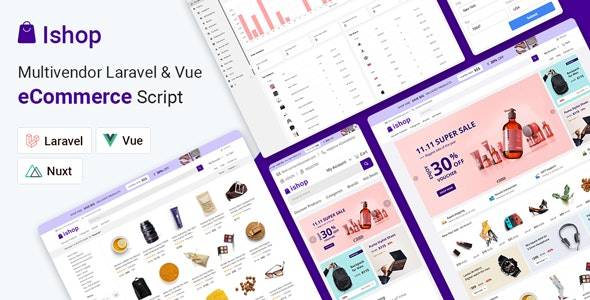 Ishop v3.1.1 -多厂商Laravel & Vue电子商务CMS