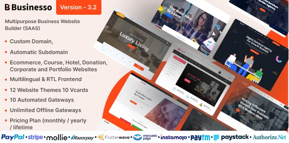 urgesso v3.1 -商业网站建设者SAAS（多租户）