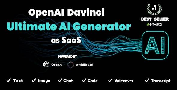 OpenAI Davinci v3.7 - AI写作助手和内容创建者作为SaaS