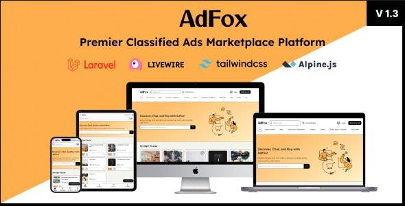 AdFox v1.2 -在移动的和Web界面上具有类似应用程序的双重体验分类广告