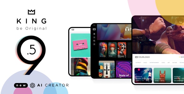 King v9.5.2 – WordPress 病毒杂志主题