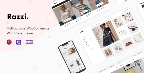 Razzi v2.1.0 - 多用途 WooCommerce WordPress 主题