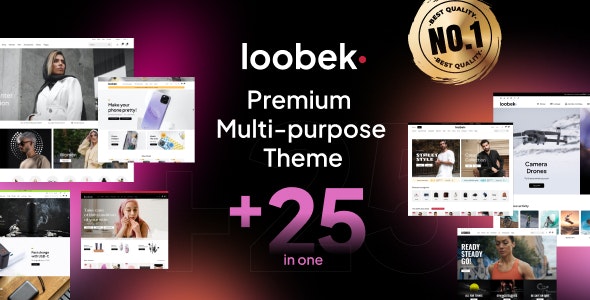 Loobek v1.0.9 - Elementor 多用途 WooCommerce 主题