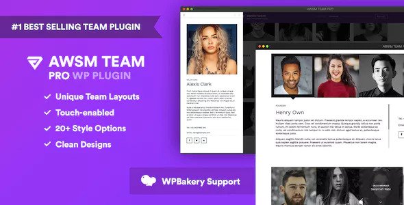 The Team Pro v1.11.2 - Team Showcase WordPress 插件