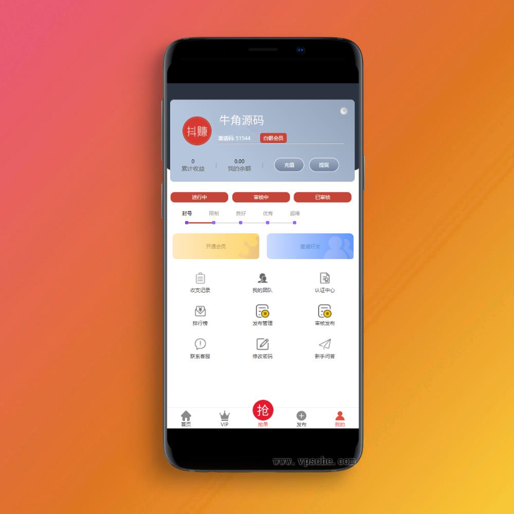 抖音在线点赞任务发布接单运营平台PHP网站源码 多个支付通道+分级会员制度