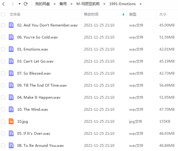 玛丽亚·凯莉/Mariah Carey专辑歌曲合集-精选21张专辑无损音乐打包 玛丽亚·凯莉/Mariah Carey专辑歌曲合集-精选21张专辑无损音乐打包